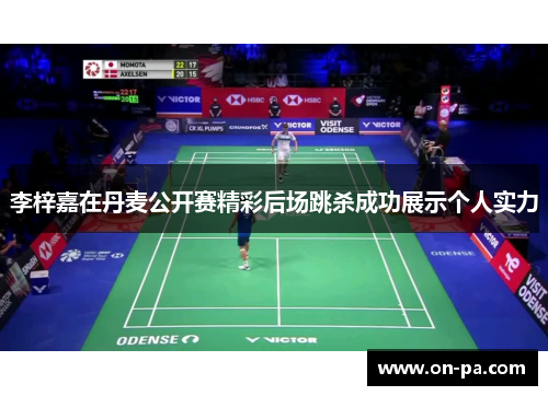 李梓嘉在丹麦公开赛精彩后场跳杀成功展示个人实力