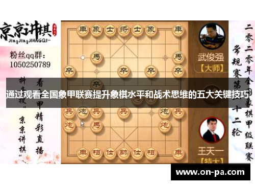 通过观看全国象甲联赛提升象棋水平和战术思维的五大关键技巧 通过观看全国象甲联赛提升象棋水平和战术思维的五大关键技巧